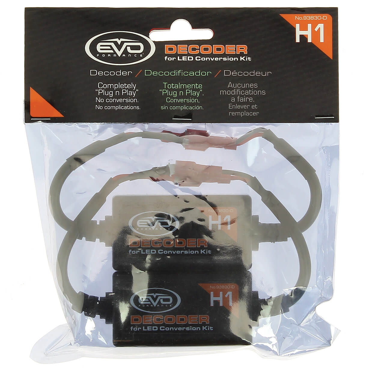 Cabo Conversor EVO LED H1 2 Peças
