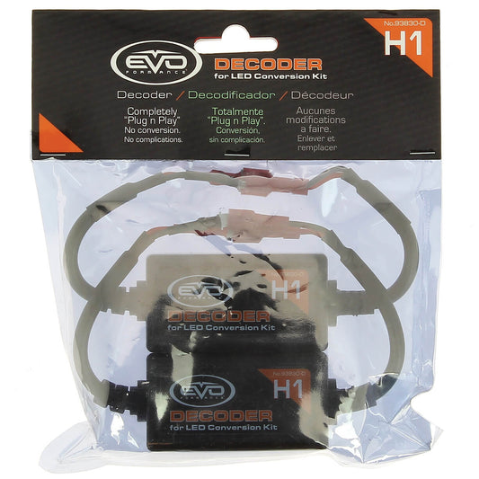 Cabo Conversor EVO LED H1 2 Peças