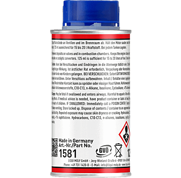 Aditivo Gasolina Motos LIQUI MOLY Motorbike 4T Bike-Additive 125ml
