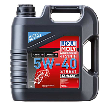 LIQUI MOLY Motorbike 4T Synth 5W-40 Street Race 4L