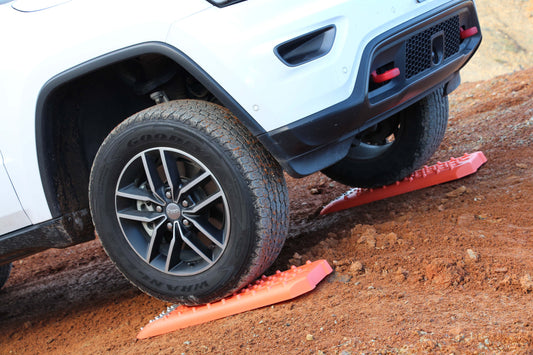 Pranchas de Resgate com Metal CAR + 4x4 2 Peças Cor de Laranja