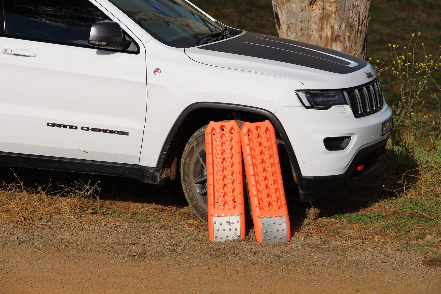 Pranchas de Resgate com Metal CAR + 4x4 2 Peças Cor de Laranja