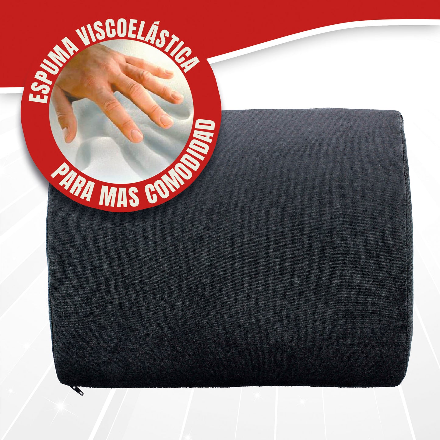 Almofada HAPPY CONFORT Reforço Lombar cor cinza