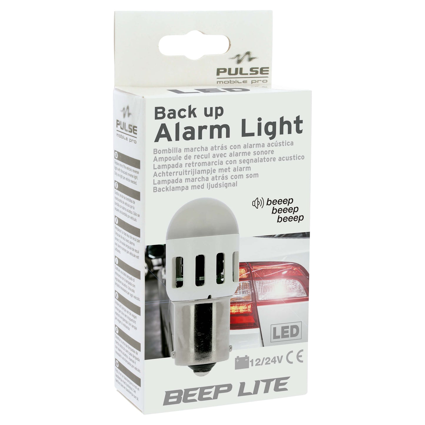 Lâmpada LED de Reversão com sinal Sonoro ( Marcha Atrás ) PULSE
