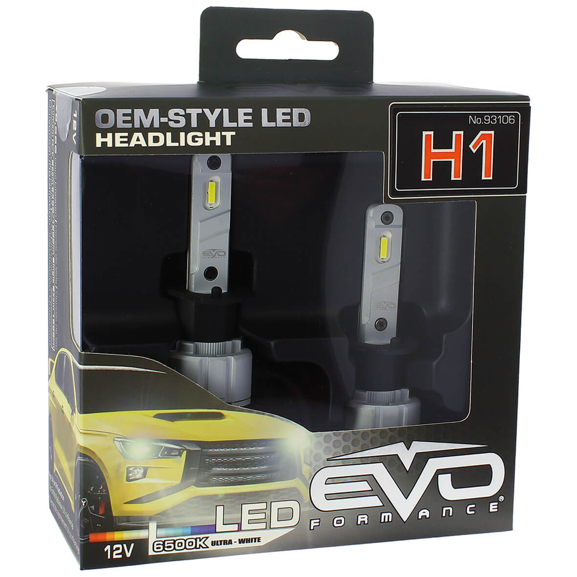 Kit Lâmpadas Luz LED EVO "OEM STYLE" H1 6500 K 2 Peças