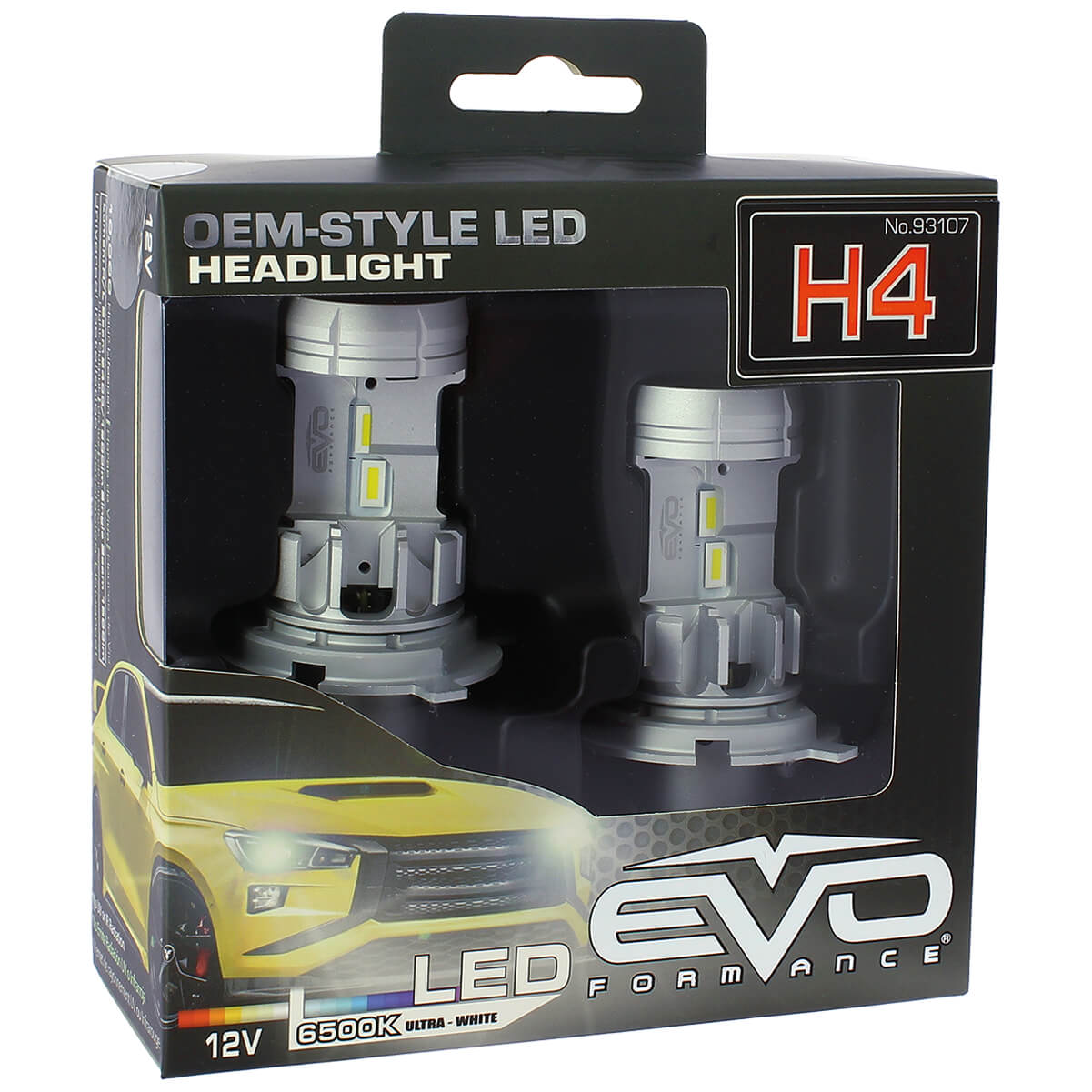 Kit Lâmpadas Luz LED EVO " OEM STYLE" H4 6500 K 2 Peças
