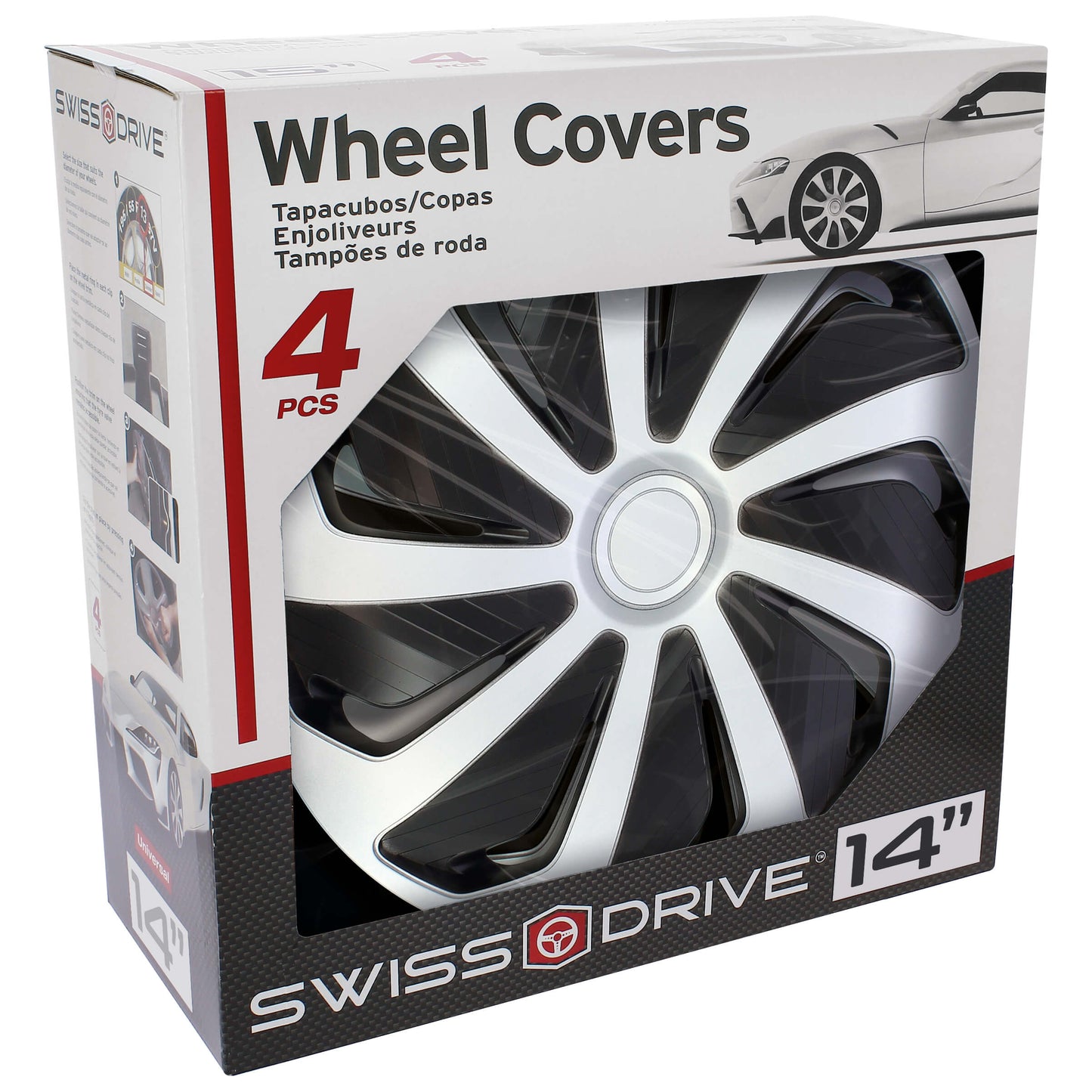 Tampão de Roda TENNESSEE Silver / Negro