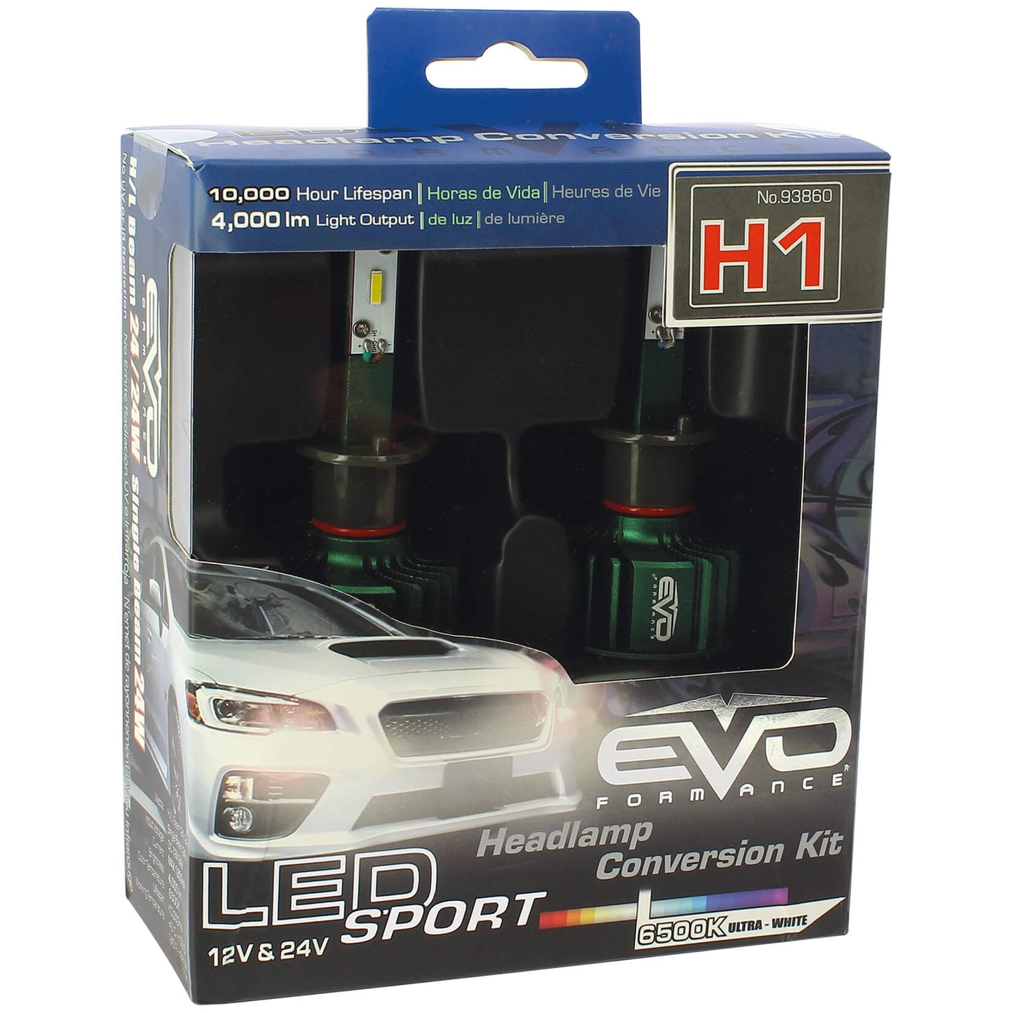Kit de Conversão EVO SPORT LED H1 6000 K 2 Peças