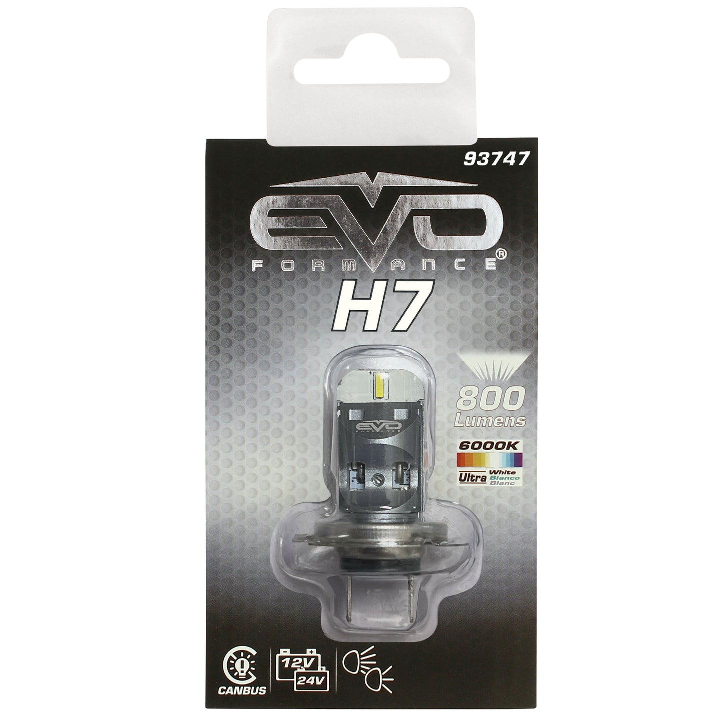 Lâmpada LED EVO CANBUS Replacement Bulbs H7 600L 12/24V 1 PC