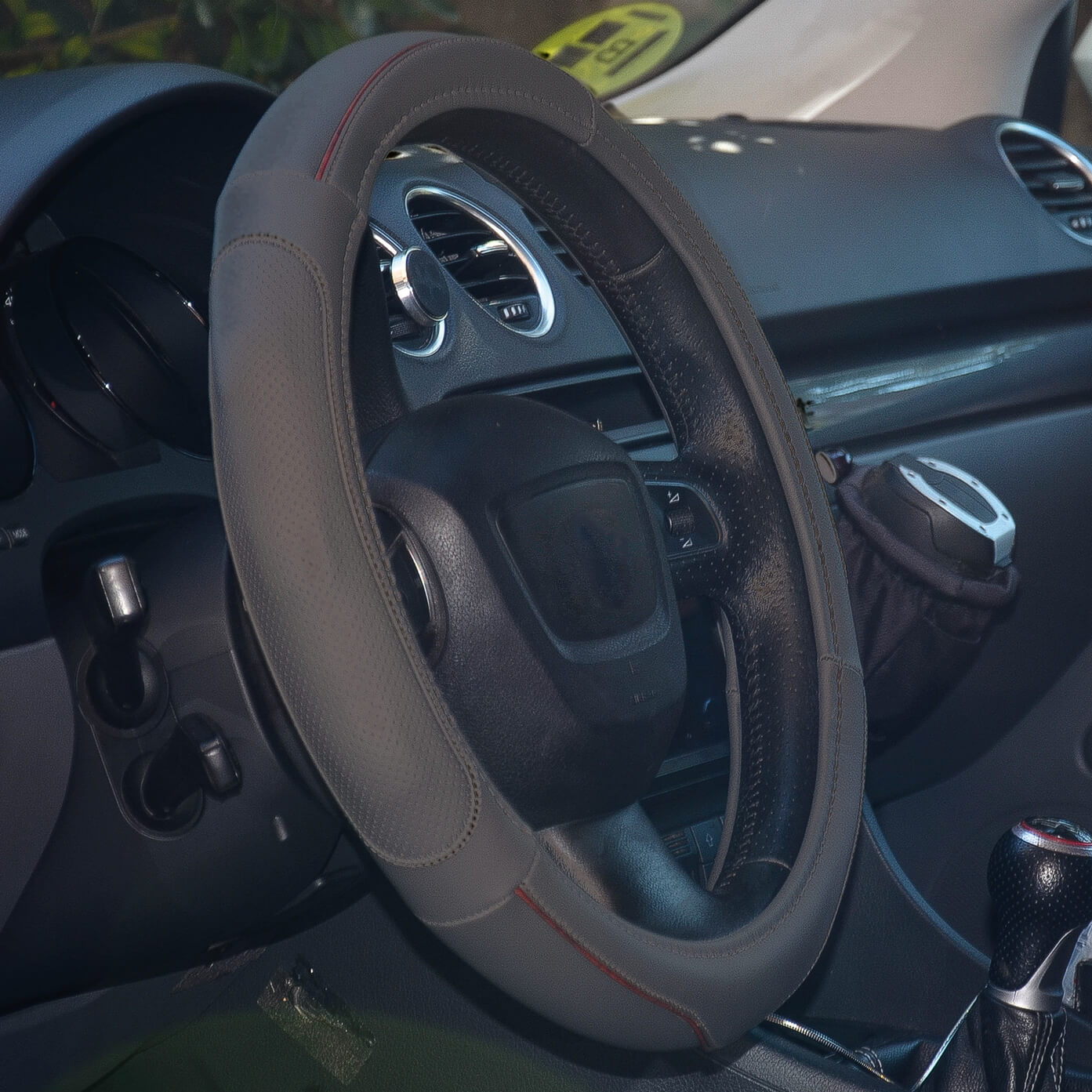 Capa de Volante AUTO " CAR+" Super Fiber Tamanho L 39-41 cm