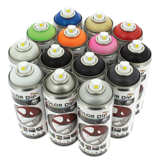 Spray Pintura " KOLOR DIP " 400ml Metallic Black