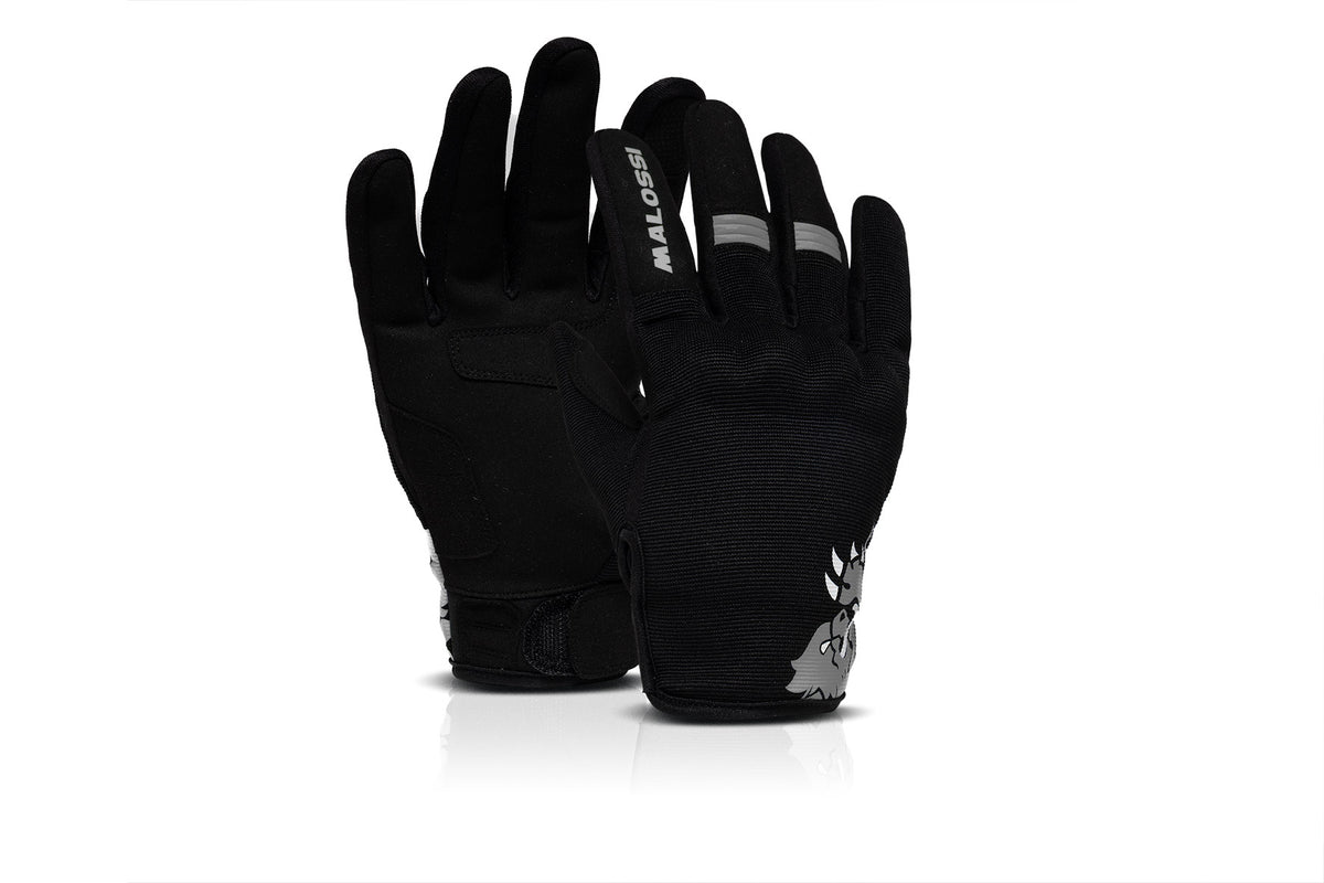 Luvas de meia temporada M-Gloves Malossi - cinza
