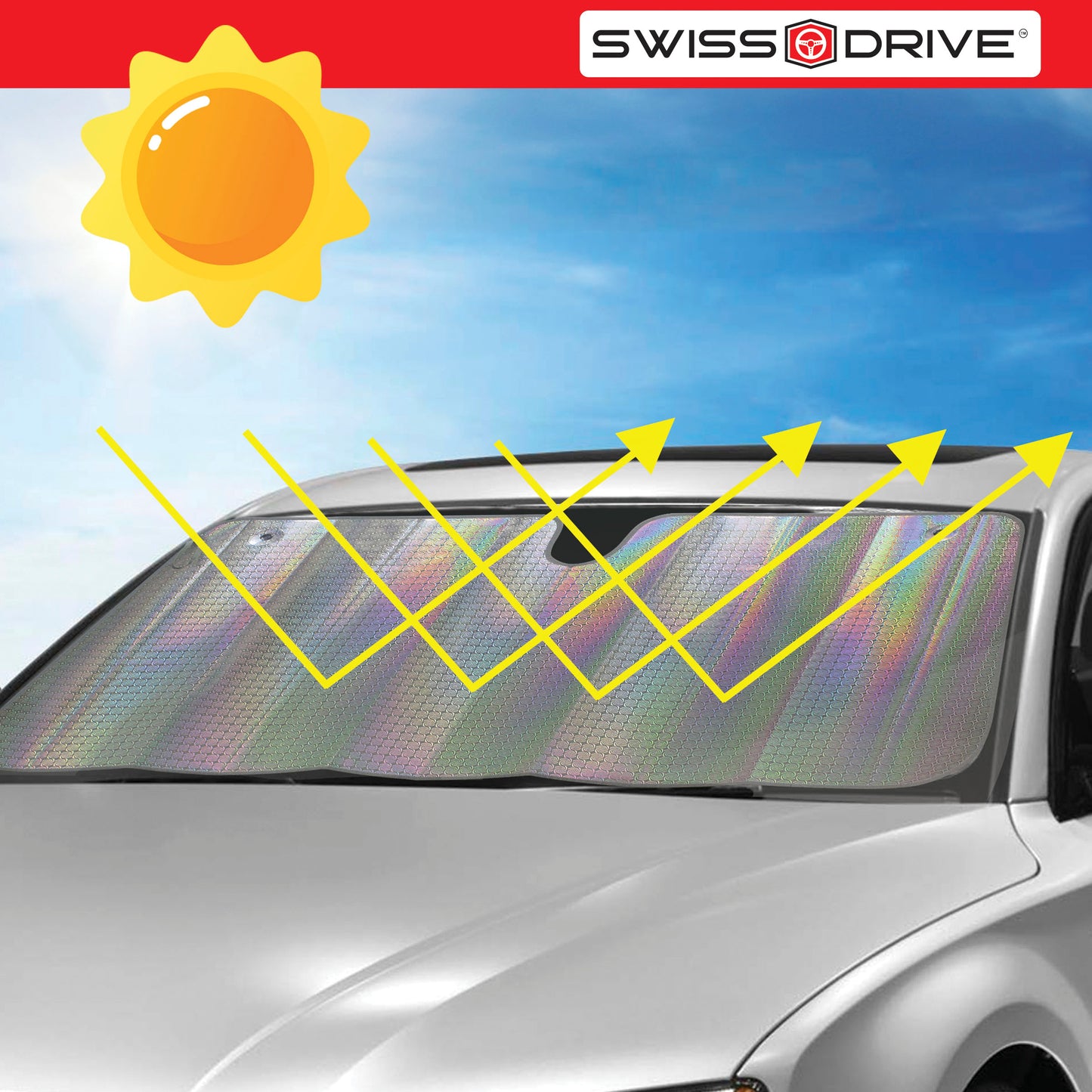 Parasol Dianteiro em Aluminio " M "