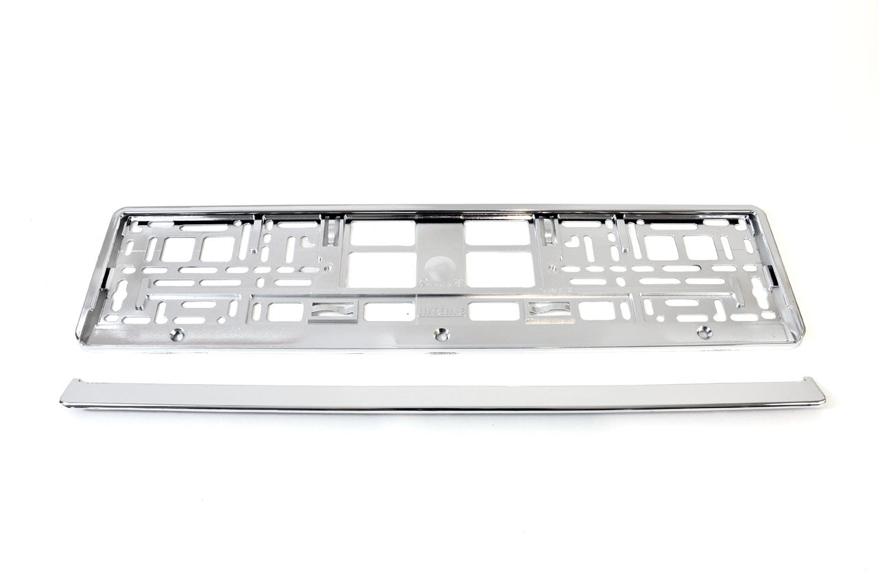 Suporte Matricula Automóvel AMIO ARO em Plástico Cromado