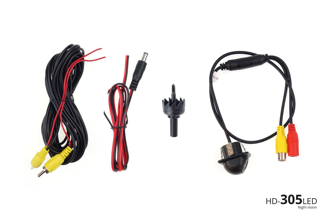 Câmara Traseira Automóvel AMIO HD-305 LED "Night Vision" 18MM
