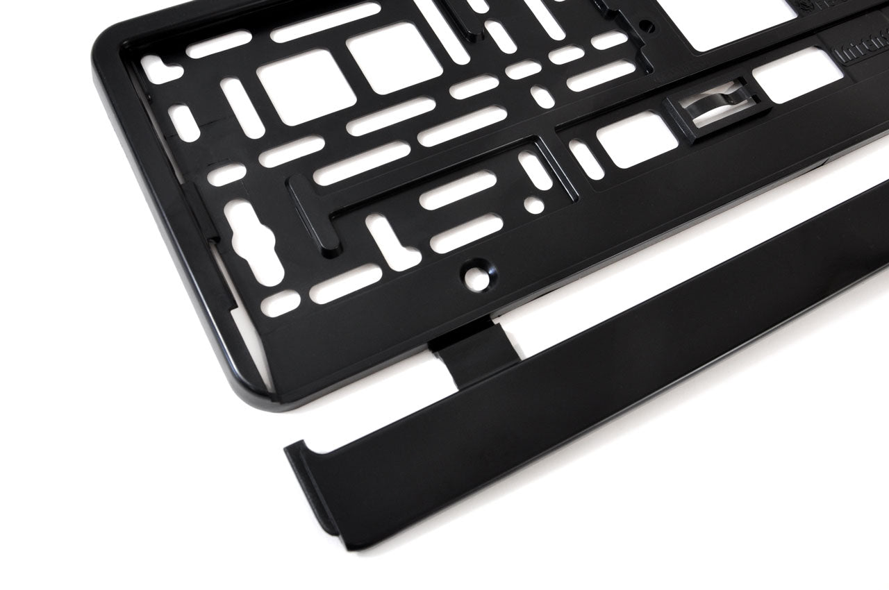 Suporte Matricula Automóvel AMIO ARO PRETO