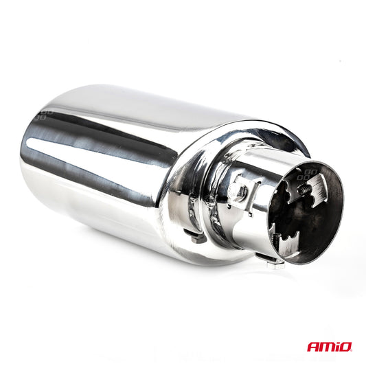 Ponteira de Escape Universal Auto AMIO OVAL "MT 023"