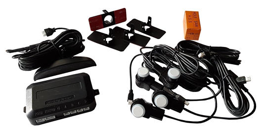 Kit de 4 Sensores de Estacionamento C/Display