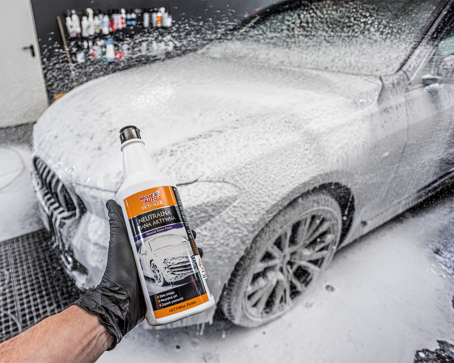 Shampoo Detail com Efeito Neve MOJE AUTO PH NEUTRO 500 ml