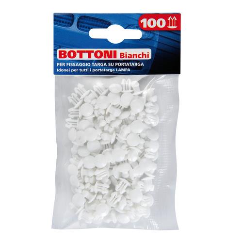 Tampas para Parafusos de Matricula LAMPA BRANCOS