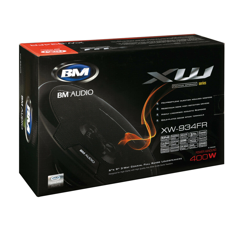 Colunas Automóvel OVAIS LAMPA 3 VIAS XW-934FR - 160x225 mm - 400W