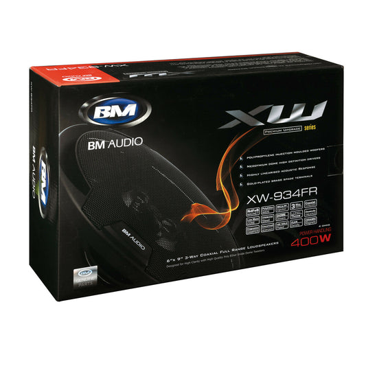 Colunas Automóvel OVAIS LAMPA 3 VIAS XW-934FR - 160x225 mm - 400W