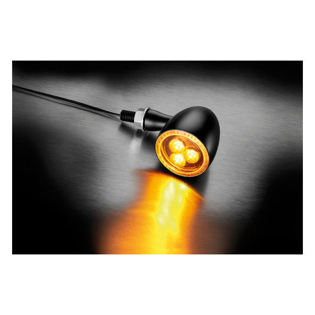 Piscas Moto LED Kellermann escuro Bullet 1000. Preto