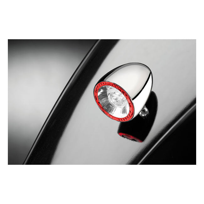Kellermann, lanterna traseira LED Bullet 1000 RB. Cromo
