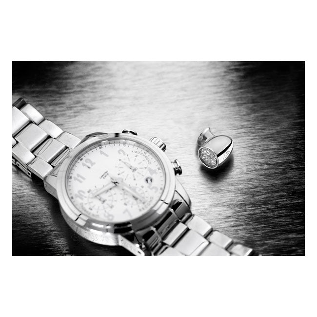 Pisca Moto + luz presença + luz stop Kellermann Atto® DF cromado ECE (3 em 1)