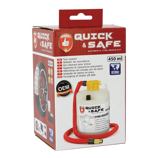 Recarga de KIT Reparador de Furos QUICK & SAFE 450ml