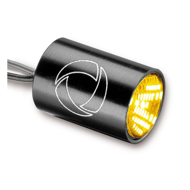 Kellermann, pisca-pisca Moto Atto® Integral. Lente preta e transparente