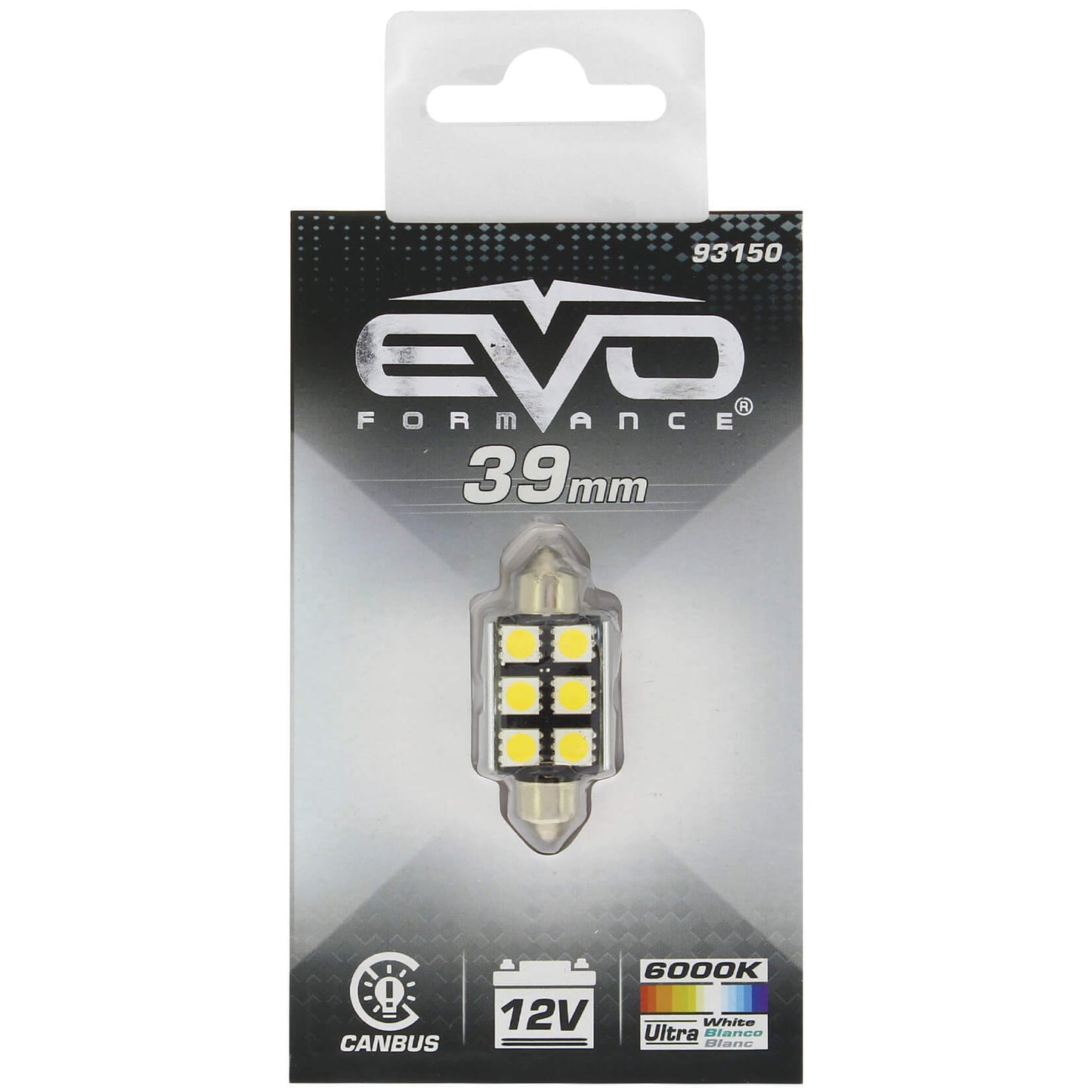 Lâmpada C5W EVO C/ 4 Leds Ultra Luminosa 39mm SV8.5