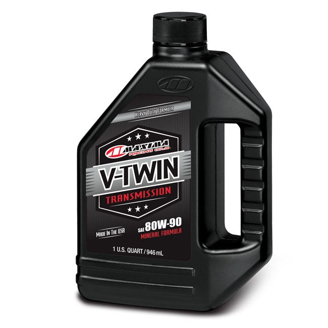 Maxima Racing Oils, óleo de transmissão/engrenagem V-Twin 80W90 946 ml