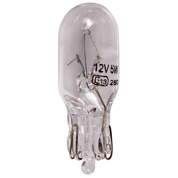 Lâmpadas Luz Original CAR + T10 W5W 12V 5W 2800K Base W2.1x9.5d 2 Peças BLISTER PACK