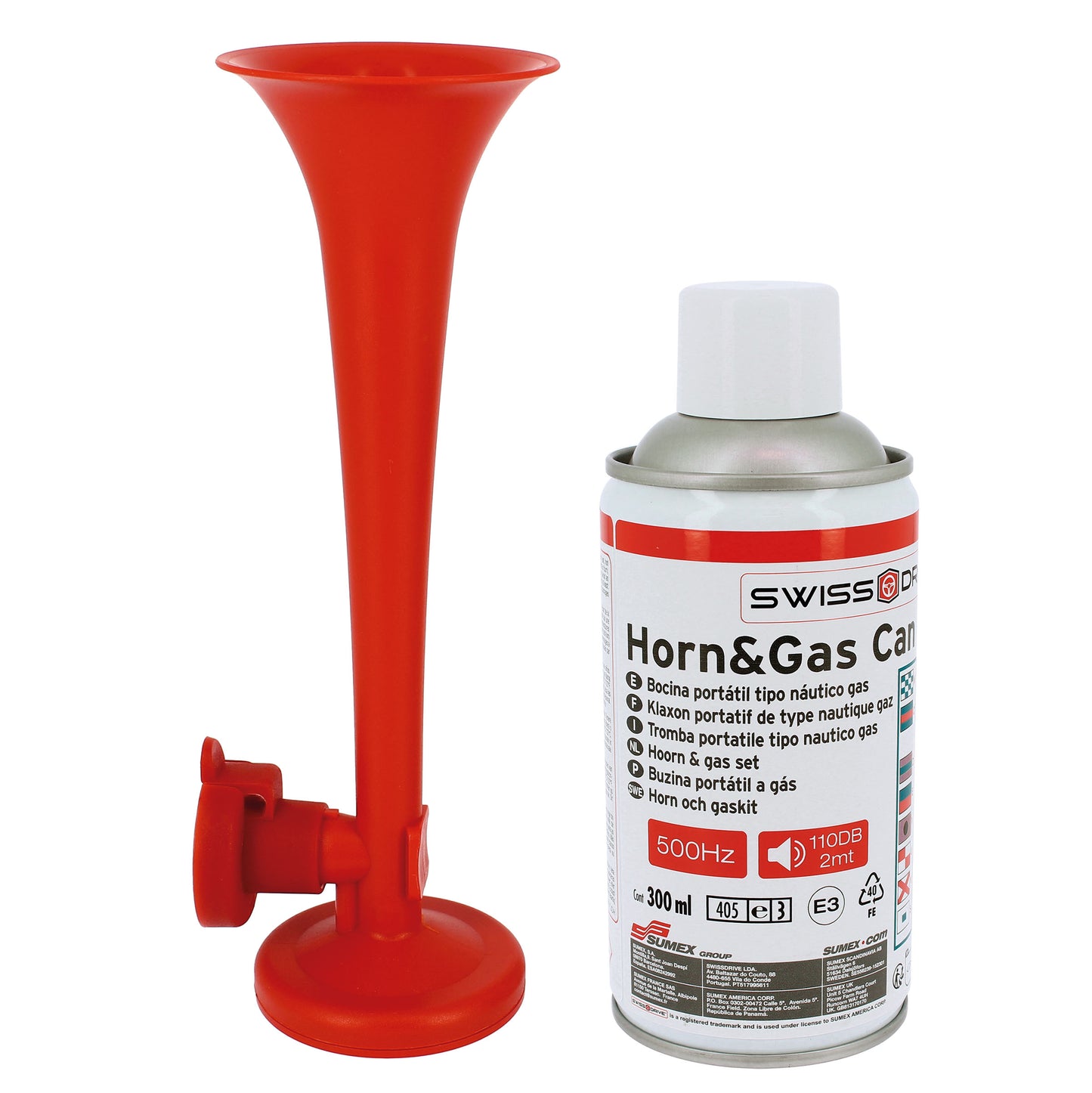 Buzina Portátil a Gás CAR +