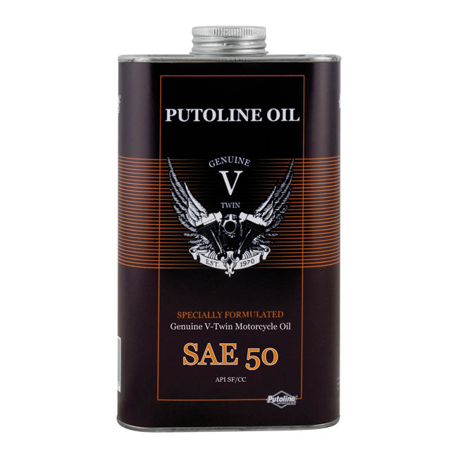 Putoline, óleo de motor mineral monograu SAE 50. 1 litro