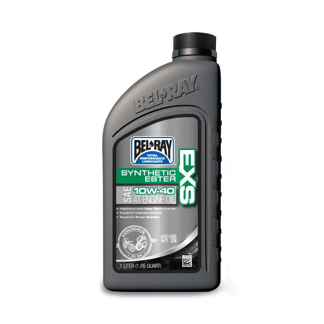Bel-Ray, óleo de Motor EXS totalmente sintético Ester 4T 10W-40. 1L