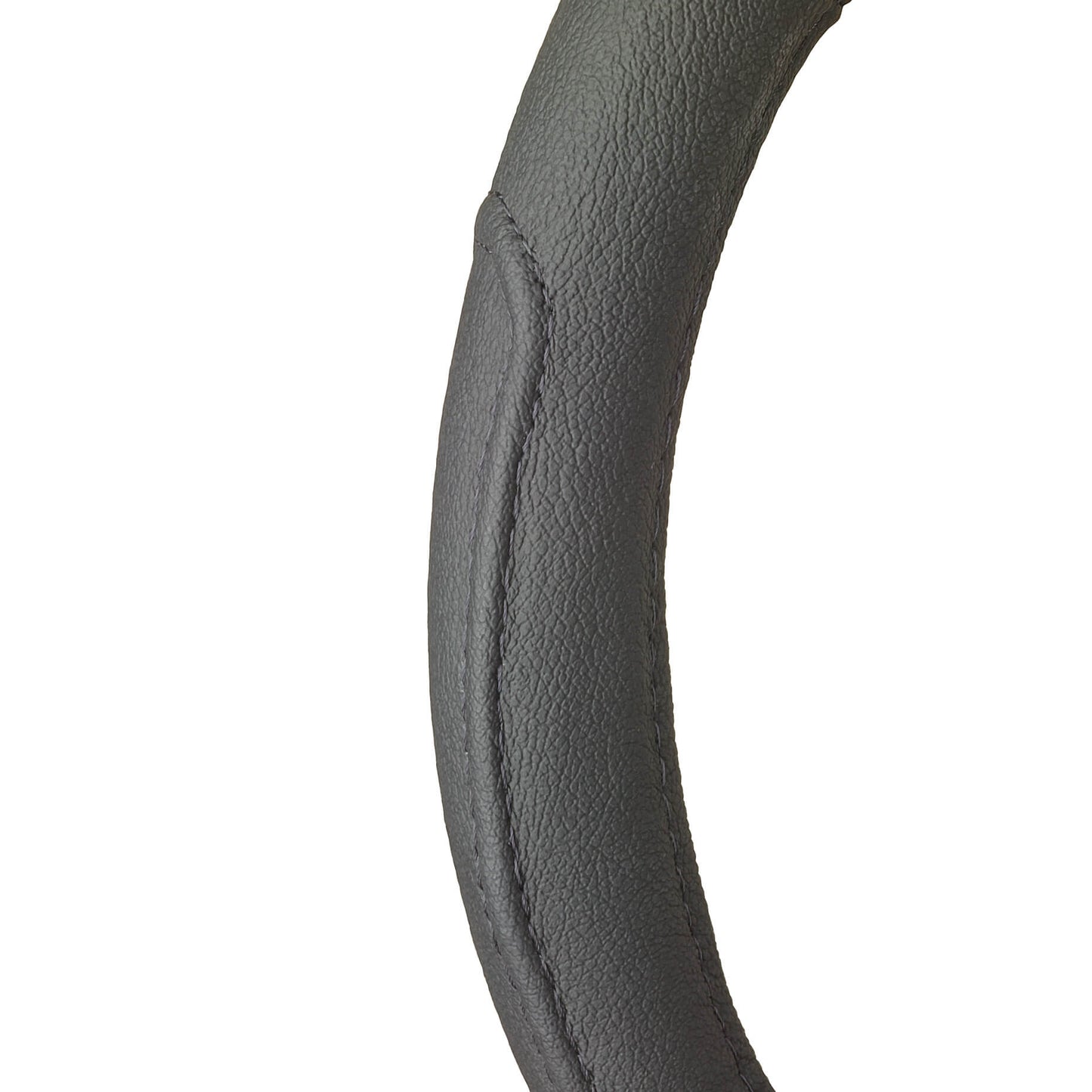 Capa de Volante AUTO " CAR+" Couro Preto para Carrinhas Tamanho L 42 cm