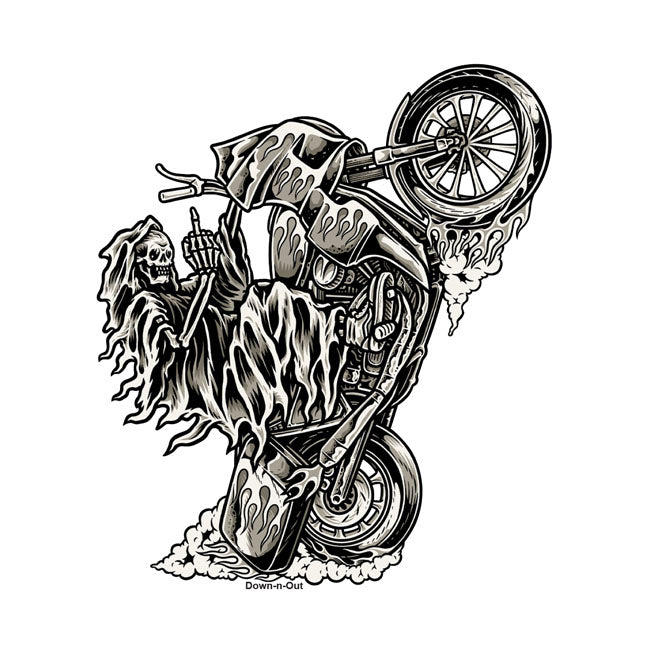 Adesivo Wheely Reaper Down-n-Out