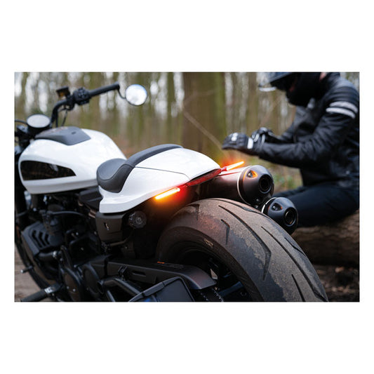 Pisca Moto + luz presença + luz stop Kellermann, Jetstream DF, lente transparente