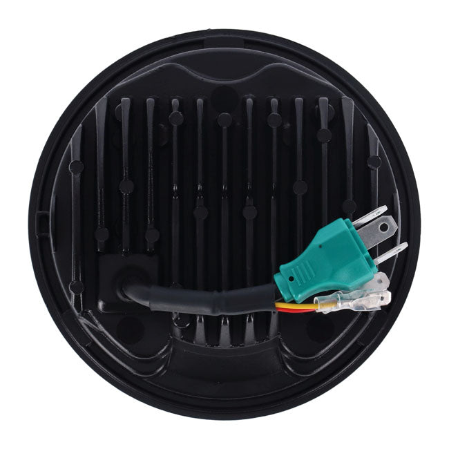 Unidade de farol LED brilhante de 5,3/4". Preto