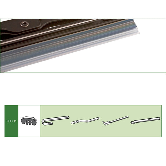 Escova Limpa Para- Brisas " ACQUATEC " 21" 53cm 1 und