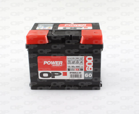 BATERIA OP HERMETIC POWER 60AMP 600EN 242X175X190 DTA D24