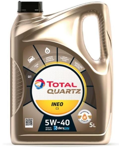 OLEO MOTOR TOTAL QUARTZ INEO C3 5W40 5L
