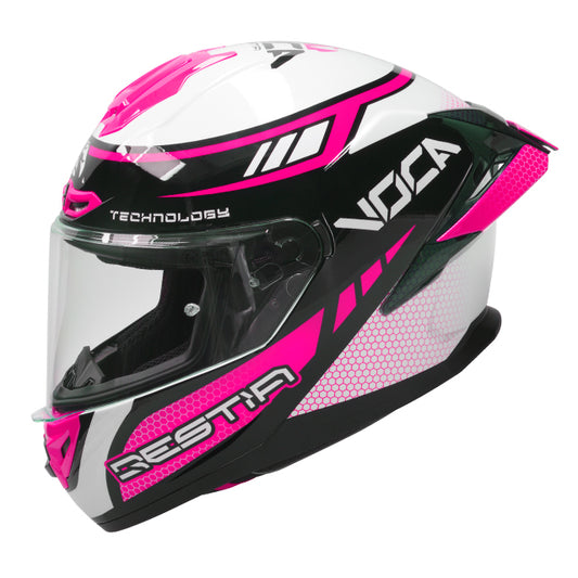 Capacete Integral VOCA Bestia Rosa elétrico