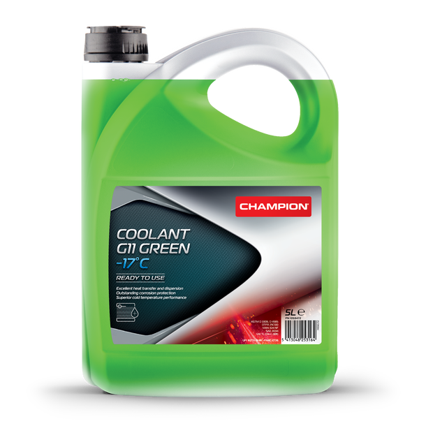 Anticongelante CHAMPION COOLANT G11 GREEN -17°C 5L