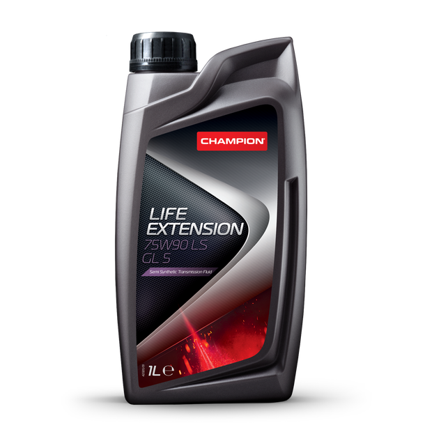 Óleo Caixa Velocidades Auto CHAMPION LIFE EXTENSION 75W90 LS GL 5 1L