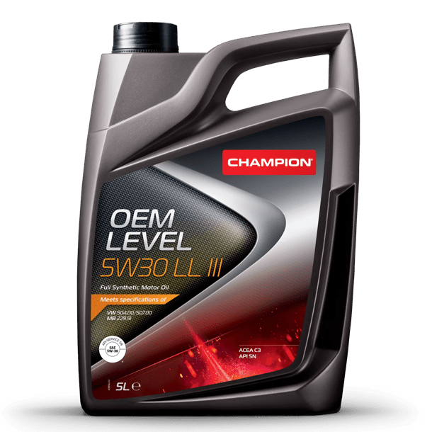 OLEO MOTOR AUTO CHAMPION OEM LEVEL 5W30 LL III 5L
