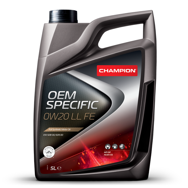 Óleo Motor Auto CHAMPION OEM SPECIFIC 0W20 LL FE 5L