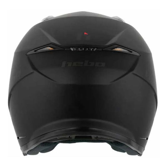 Capacete de Trial Hebo Zone 5 monocromático - Preto Fosco